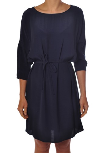 Woolrich donna abito corto blu - woolrich,